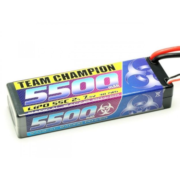 Immagine di BATTERIA 7,4V 5500 MAH 55C DEANS