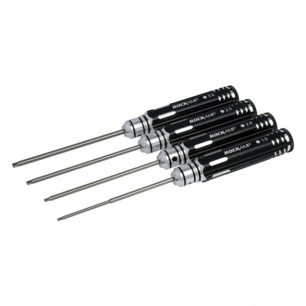 Immagine di SET CACC. BRUG. 1,5-2-2,5-3mm NERO