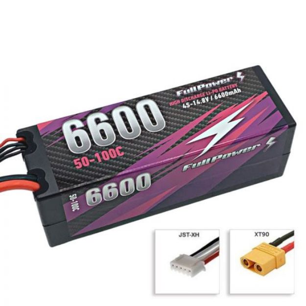 Immagine di BATTERIA 14,8V 6600 MAH 50C XT90 HARDCASE