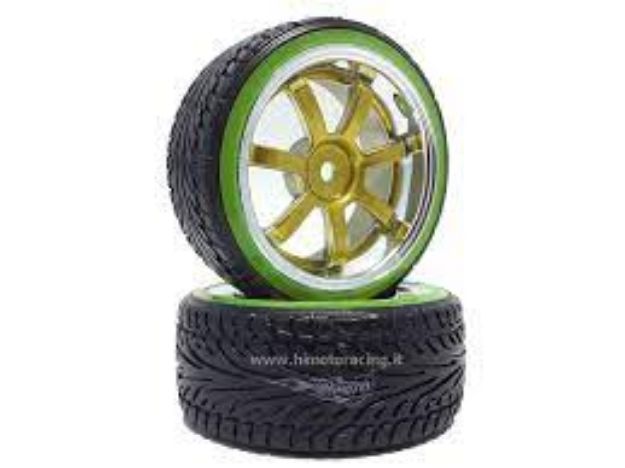 Immagine di GOMME DRIFT CERCHIO VERDE ORO