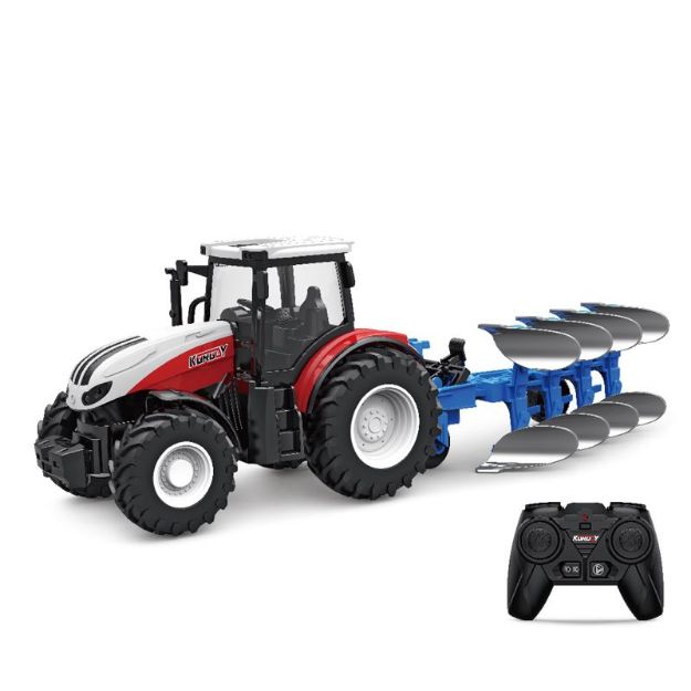 Immagine di TRATTORE CON ARATRO A RIBALTA 1/24 RC