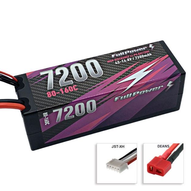 Immagine di BATTERIA 14,8V 7200 MAH 80C DEANS