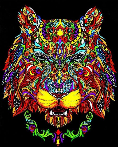 Immagine di QUADRO COLORVELVET LEONESSA