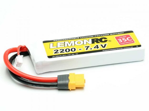 Immagine di BATTERIA 7,4V 2200 MAH 35C XT60