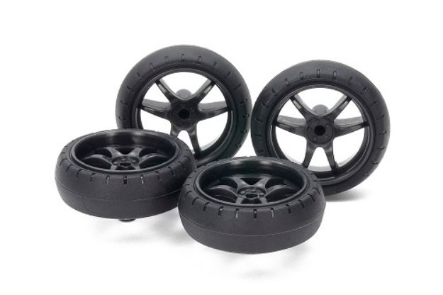 Immagine di CERCHI CARBON a V + GOMME LARGHE 31 mm