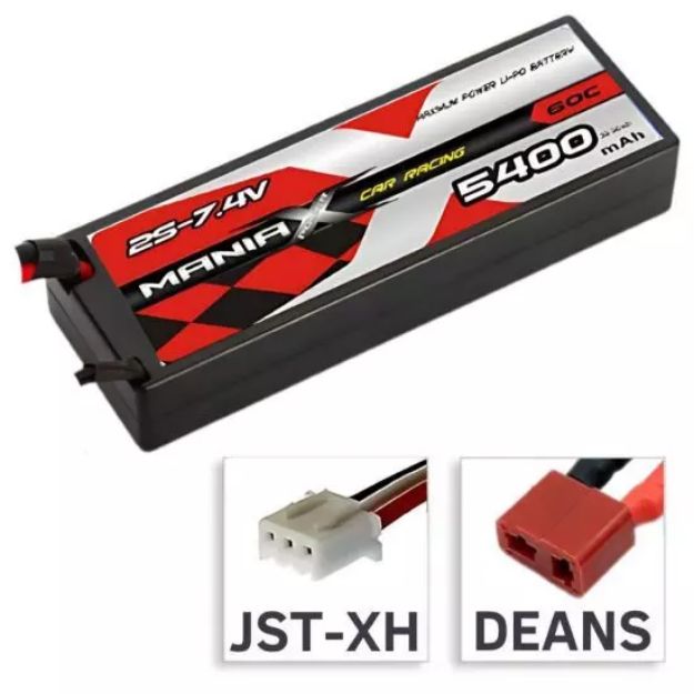 Immagine di BATTERIA 7,4V 5200 MAH 60C HARDCASE DEANS