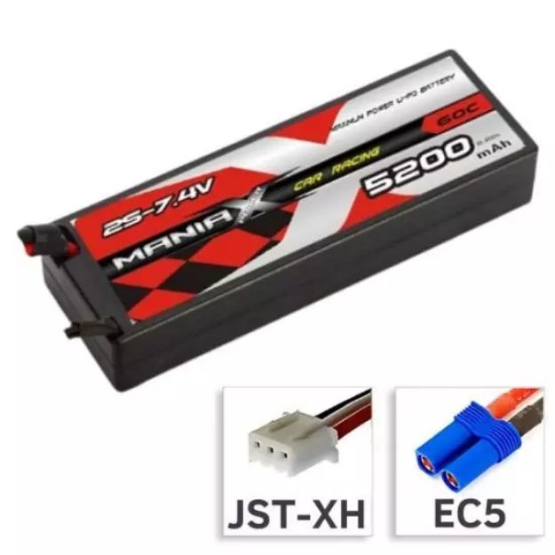 Immagine di BATTERIA 7,4V 5200 MAH 60C HARDCASE EC5