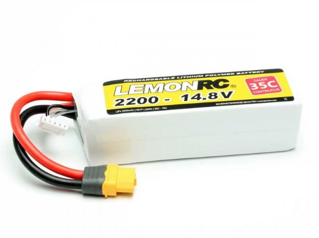 Immagine di BATTERIA 14,8V 2200 MAH 35C  XT60