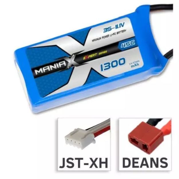 Immagine di BATTERIA 11,1V 1300 MAH 45C DEANS