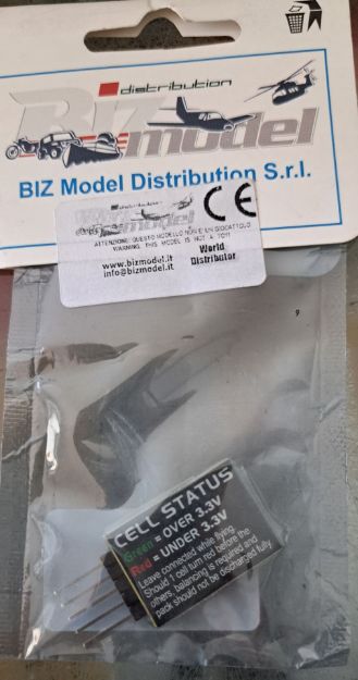 Immagine di MONITOR BATTERIE LIPO 14,8 V