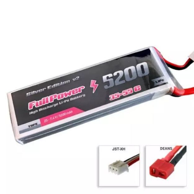 Immagine di BATTERIA 7,4V 5200 MAH 35C DEANS
