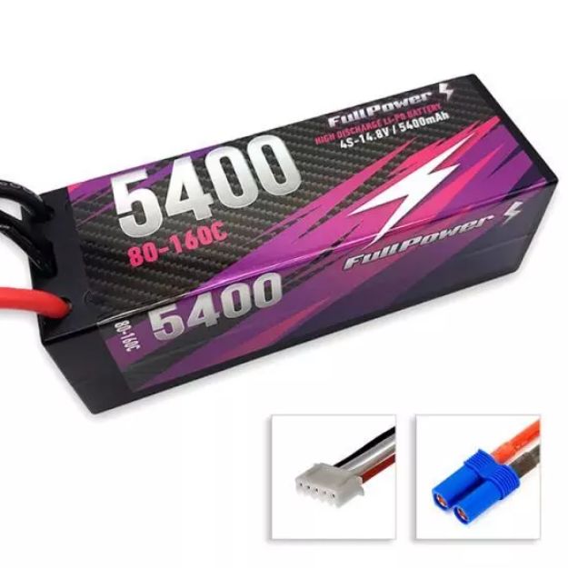 Immagine di BATTERIA 14,8V 5400 MAH 80C EC5 HARDCASE