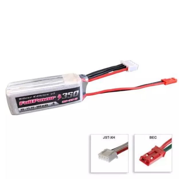 Immagine di BATTERIA 11,1V 350 MAH 35C BEC