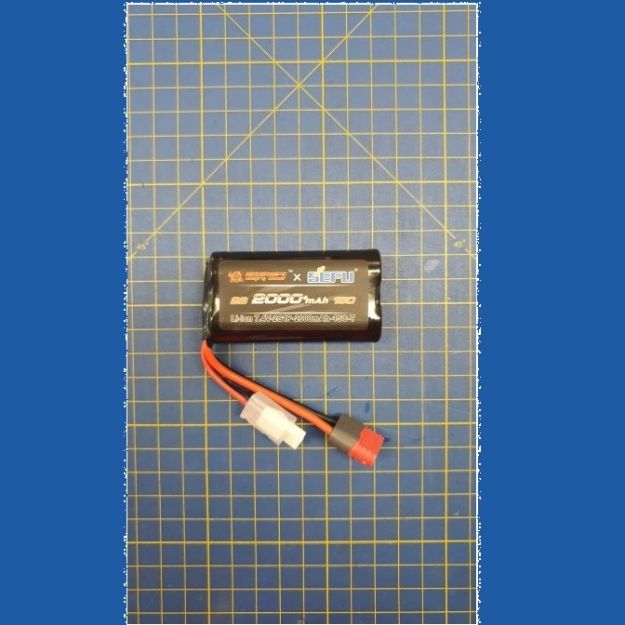 Immagine di BATTERIA 7,4V 2000 MAH FURY 1/16