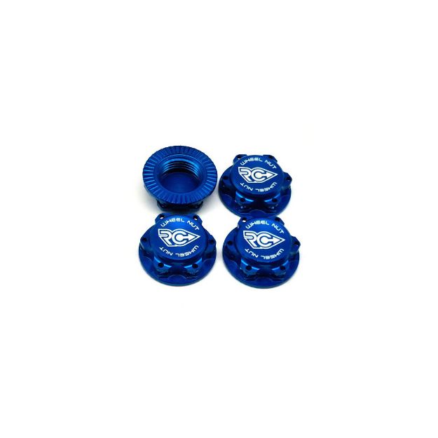 Immagine di DADI RUOTA PIENI BLU 17 mm
