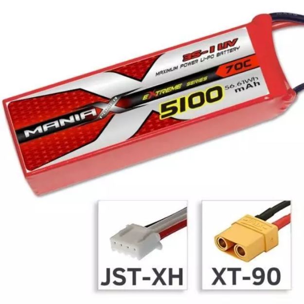 Immagine di BATTERIA 11,1V 5100 MAH 70C XT690