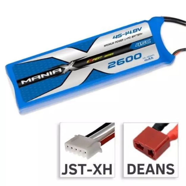 Immagine di BATTERIA 14,8V 2600 MAH DEANS