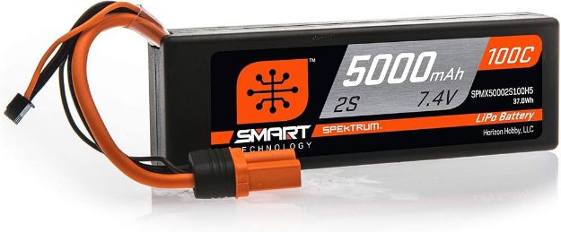 Immagine di BATTERIA 7,4V 5000 MAH 100C HARDCASE IC5