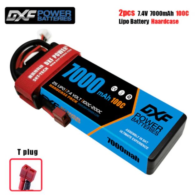 Immagine di BATTERIA 7,4V 7000 MAH 100C DEANS