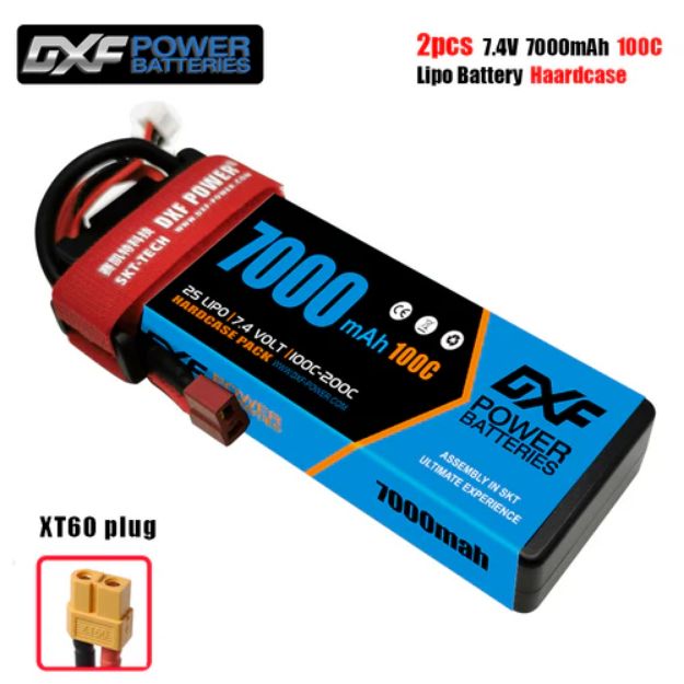 Immagine di BATTERIA 7,4V 7000 MAH 100C XT60