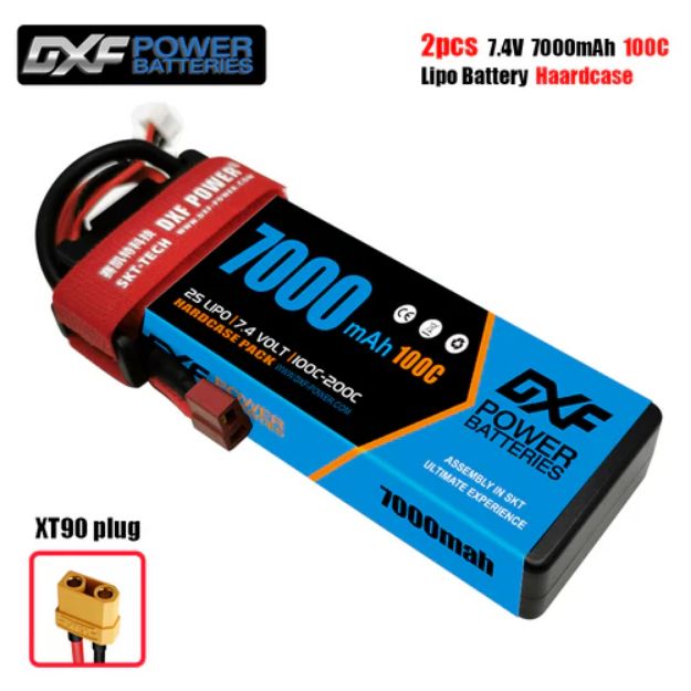 Immagine di BATTERIA 7,4V 7000 MAH 100C XT90