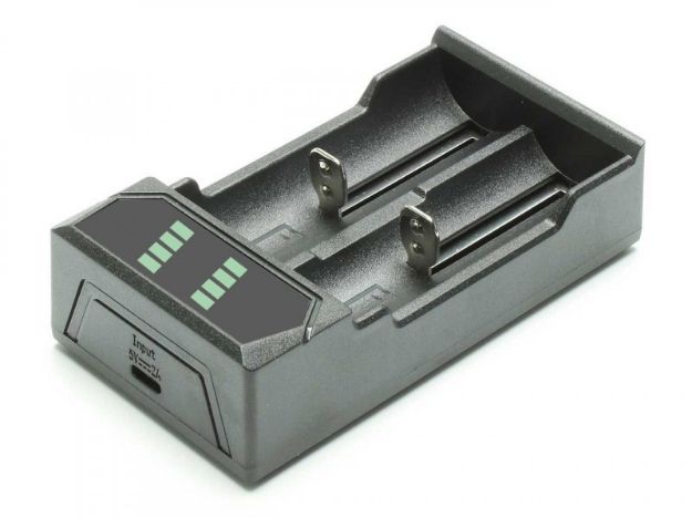 Immagine di CARICAB.  2 LI-ION 18650 mah USB