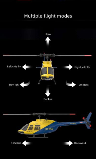 Immagine di ELY RC ERA A60 BELL 206 GIALLO 1/42