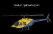 Immagine di ELY RC ERA A60 BELL 206 GIALLO 1/42