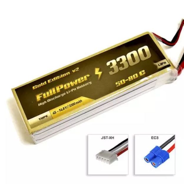 Immagine di BATTERIA 14,8V 3300 MAH 50C EC3