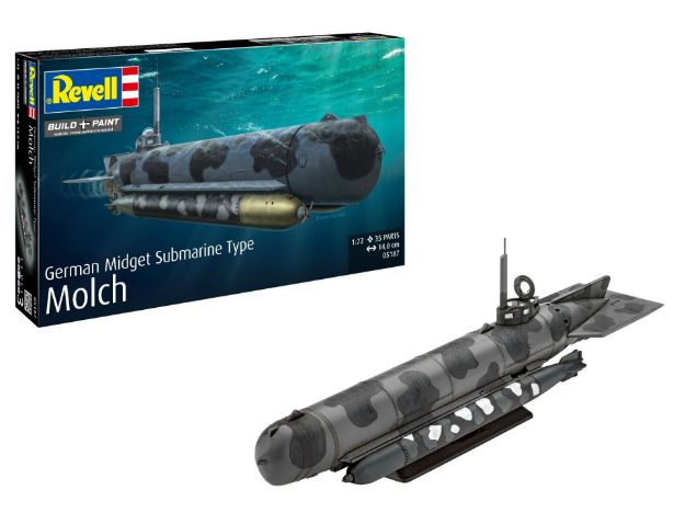Immagine di SOTTOMARINO GERMAN MIDGET TYPE MOLCH 1/72