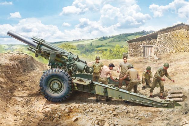 Immagine di CARRO M1 155mm CON PERSONAGGI