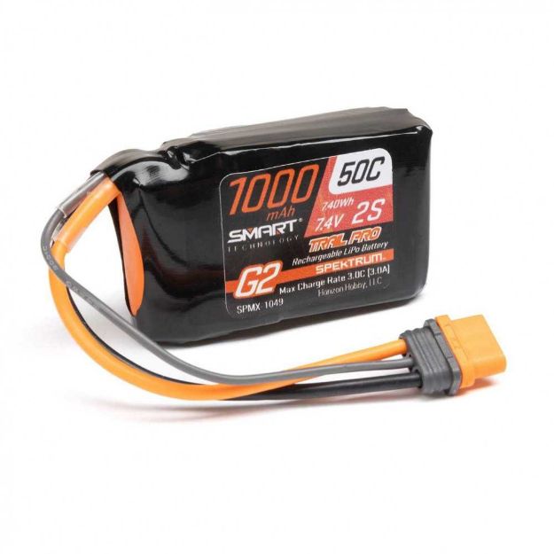 Immagine di BATTERIA 7,4V 1000 MAH 50C IC2