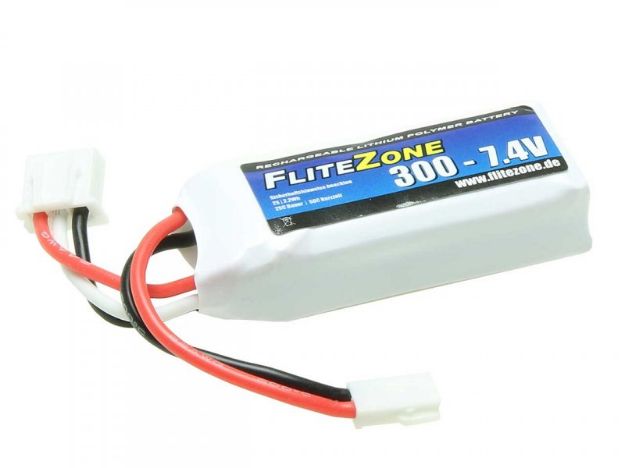 Immagine di BATTERIA 7,4V 300 MAH SPINA BIANCA