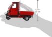 Immagine di APE CROSS 50 ROSSO 1/18