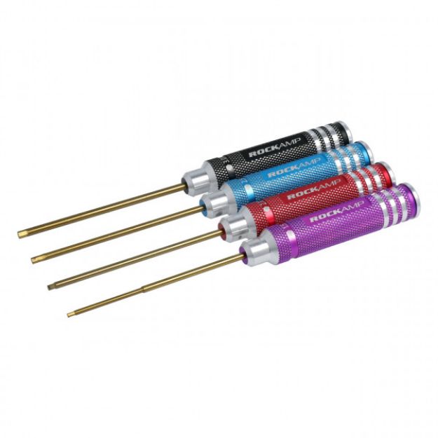 Immagine di SET CACC. BRUG. 1,5-2-2,5-3 mm TITANIO COL.