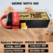 Immagine di BATTERIA 22,8V 7500 150C HV XT90