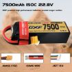 Immagine di BATTERIA 22,8V 7500 150C HV XT90