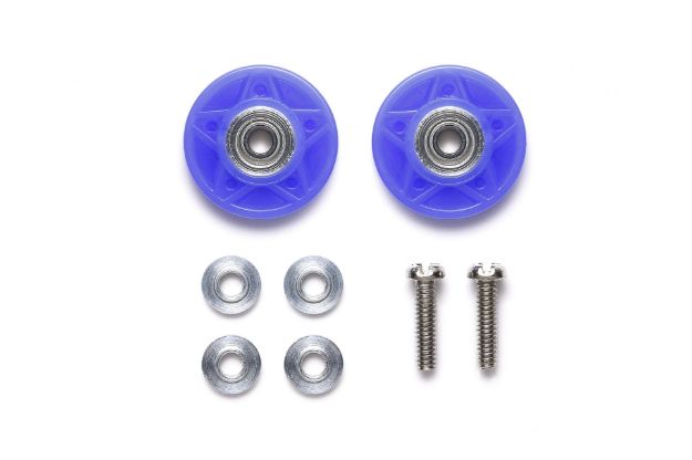 Immagine di ROTELLE PLAST. CON CUSC. 13 mm BLU